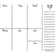 Load image into Gallery viewer, Whimsical Weekly Planner Printable – Black & Pink Options