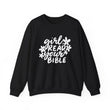 Load image into Gallery viewer, Girl, Read Your Bible Crewneck Sweatshirt