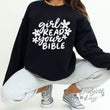 Load image into Gallery viewer, Girl, Read Your Bible Crewneck Sweatshirt