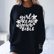 Load image into Gallery viewer, Girl, Read Your Bible Crewneck Sweatshirt