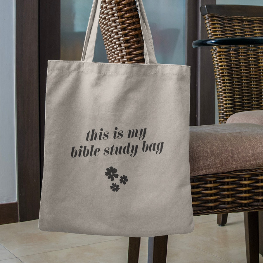 This is My Bible Study Bag - Canvas Tote Bag