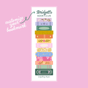 Custom Book Stack Bookmark