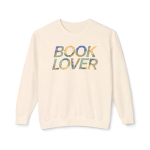 Book Lover Green Floral Sweatshirt