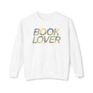 Book Lover Green Floral Sweatshirt