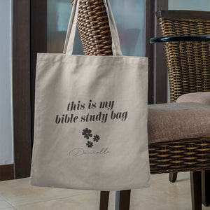 This is My Bible Study Bag - Canvas Tote Bag