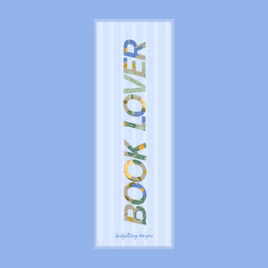 Book Lover Blue Bookmark