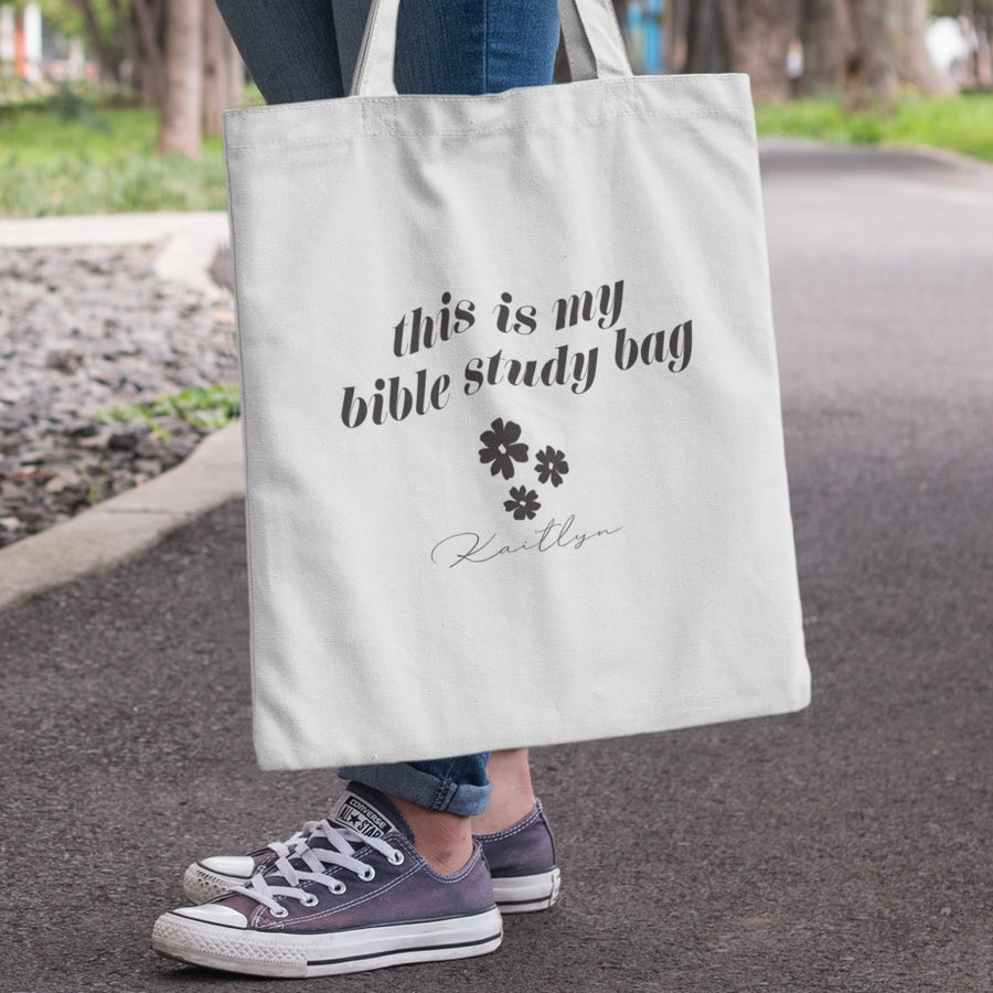 This is My Bible Study Bag - Canvas Tote Bag