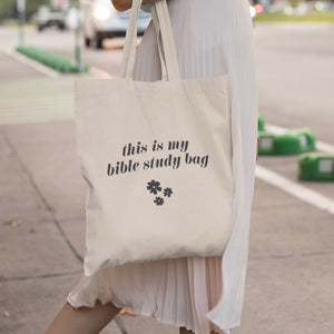 This is My Bible Study Bag - Canvas Tote Bag