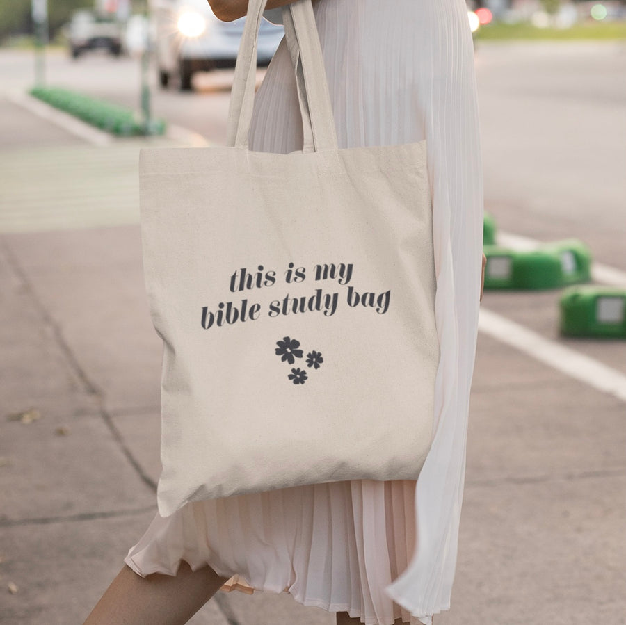 This is My Bible Study Bag - Canvas Tote Bag