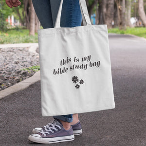 This is My Bible Study Bag - Canvas Tote Bag